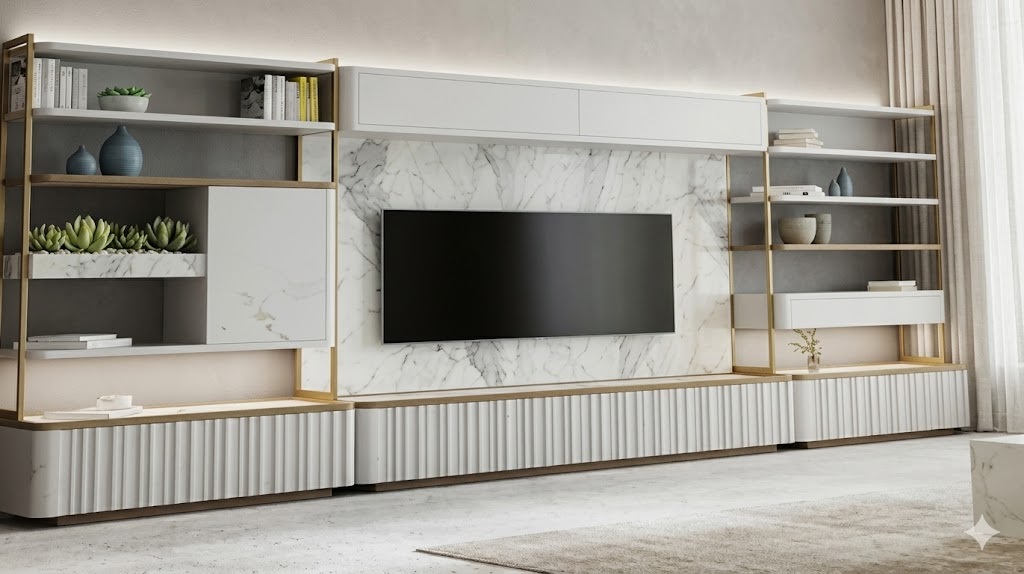 Salon TV et Espaces de Détente Contemporains